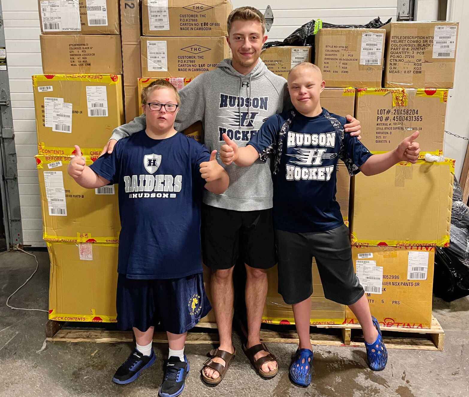 Nick Lockbaum, Easton Schultz and Ian Witt,